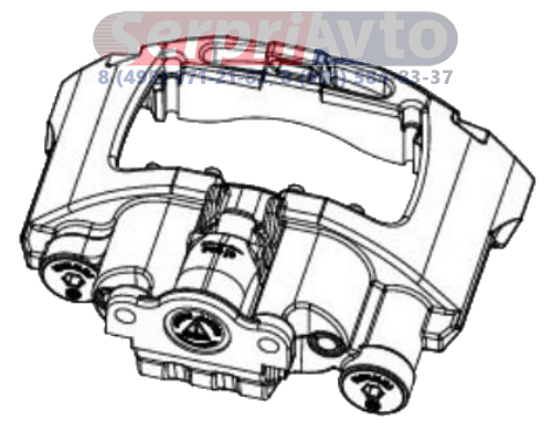 Суппорт BPW в сборе TSB4309  (левый) без колодок